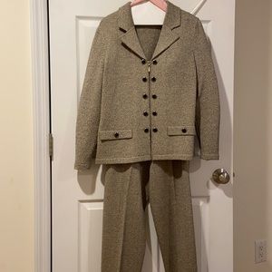 J.S.S. Wool Jacket & Pant Set Size M